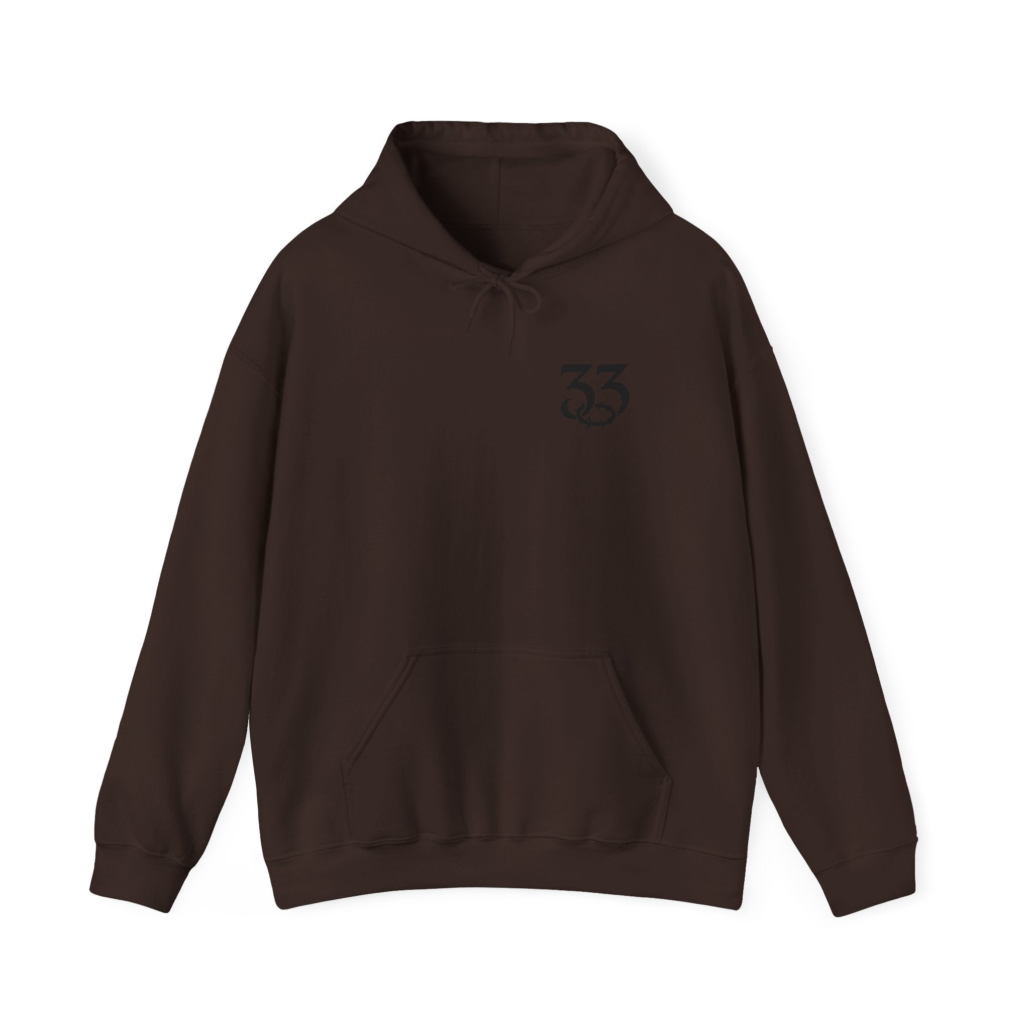 Urban Streetwear Hoodie, 33rd Parallel Logo Design