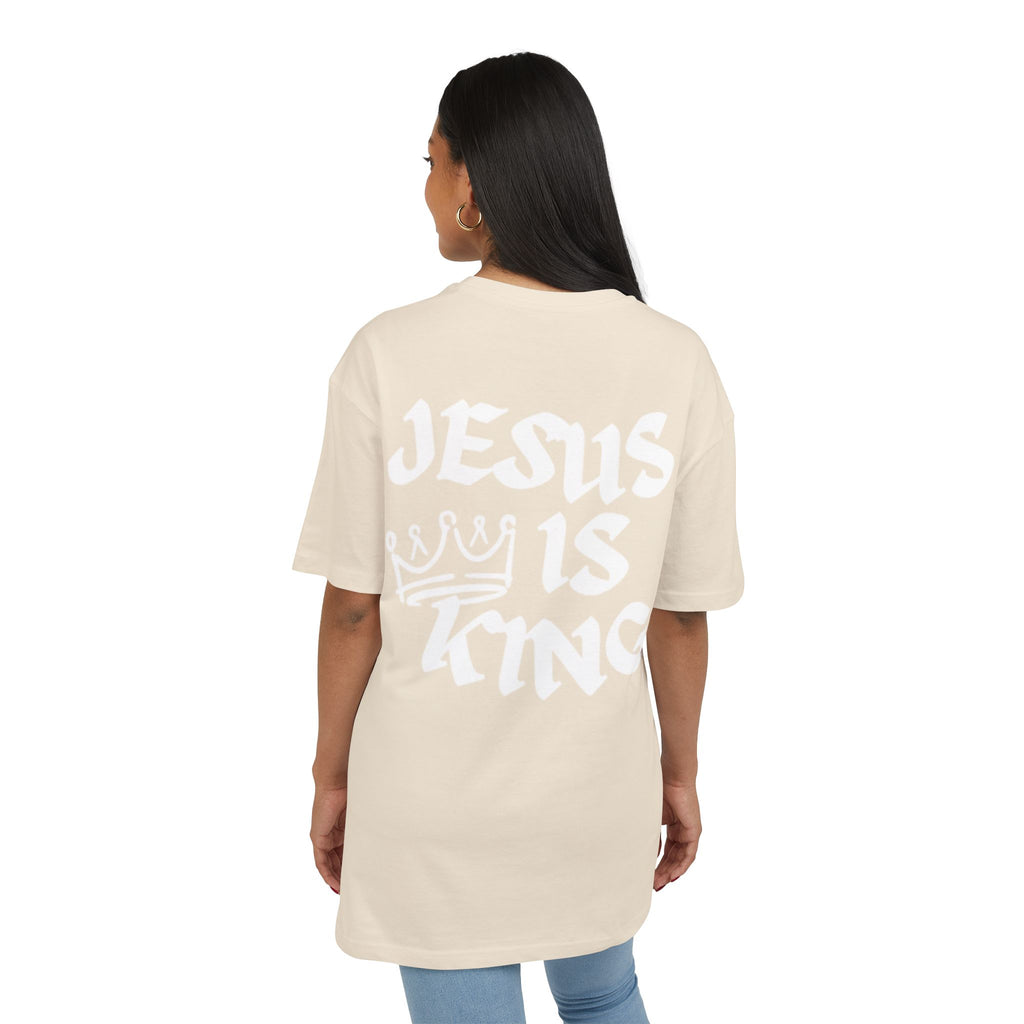 "Jesus is King" Oversized Tee, Unisex