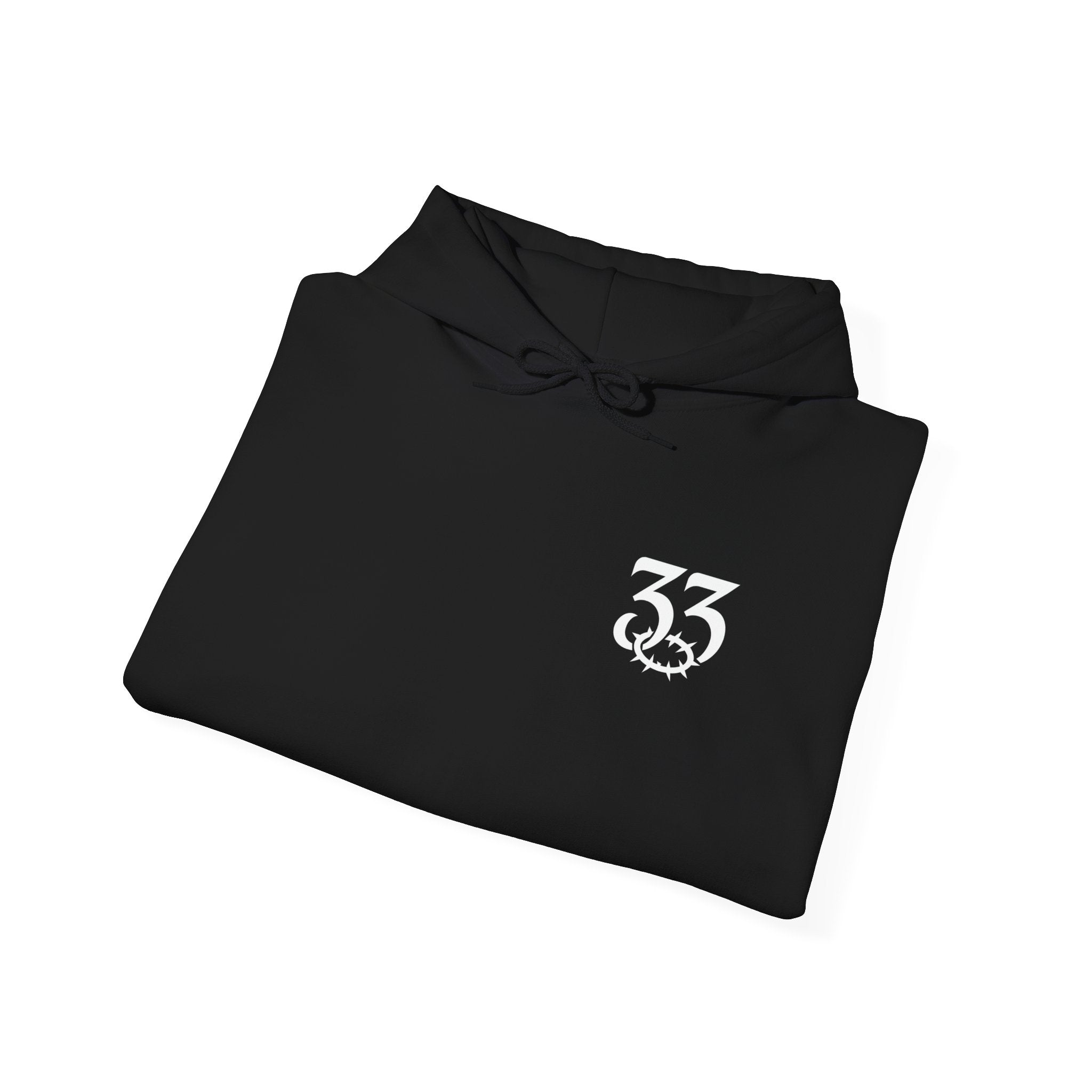 Urban Streetwear Hoodie, 33rd Parallel Logo Design