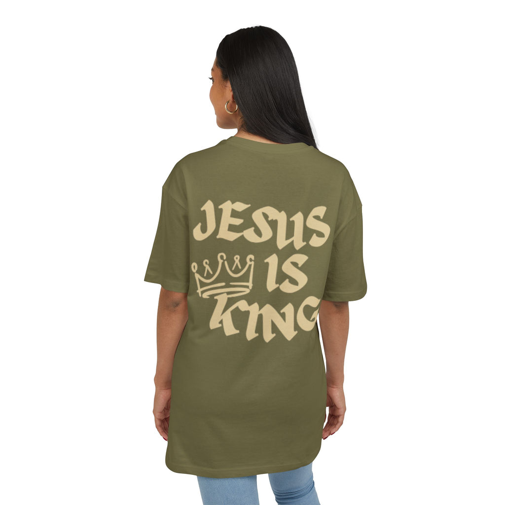 "Jesus is King" Oversized Tee, Unisex