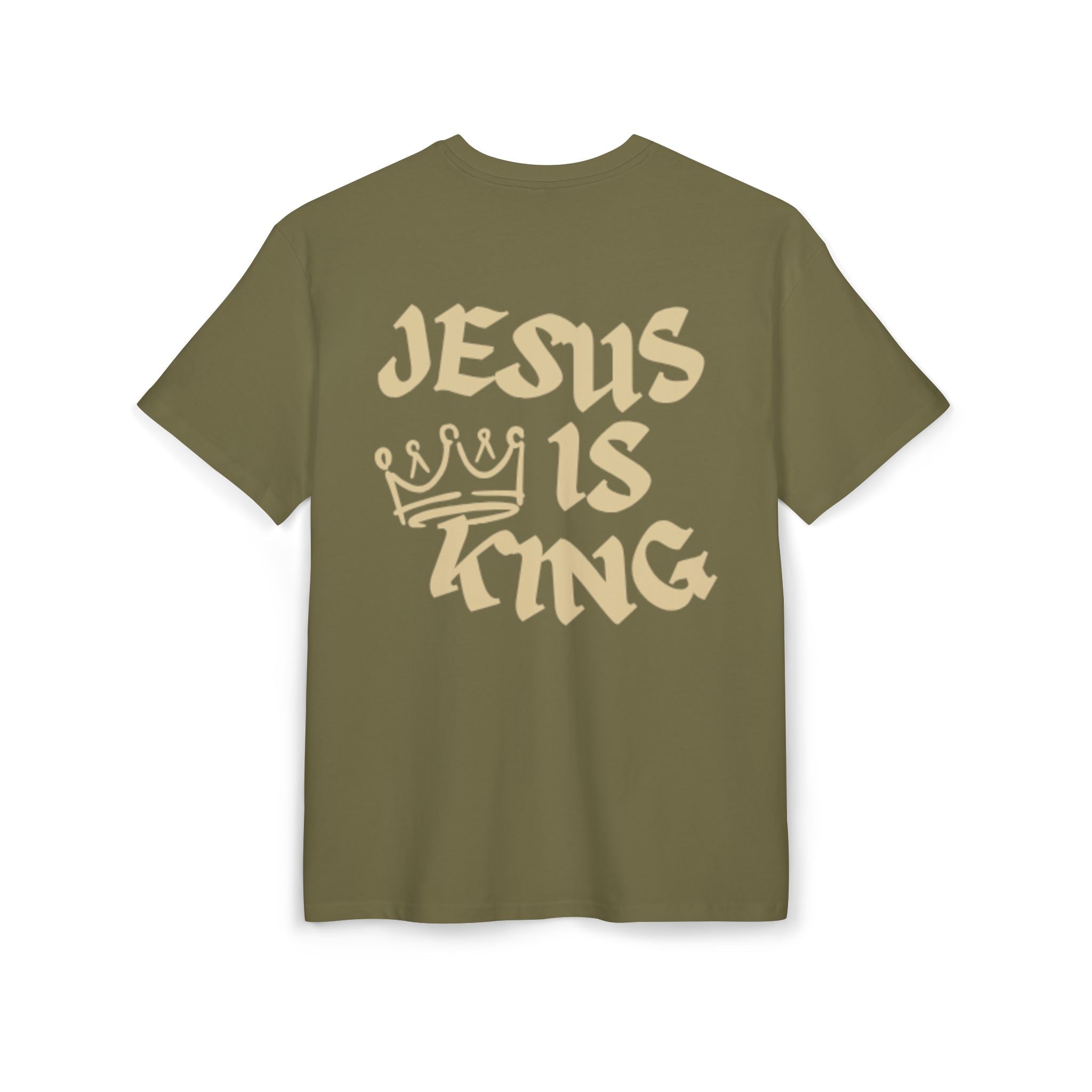 "Jesus is King" Oversized Tee, Unisex