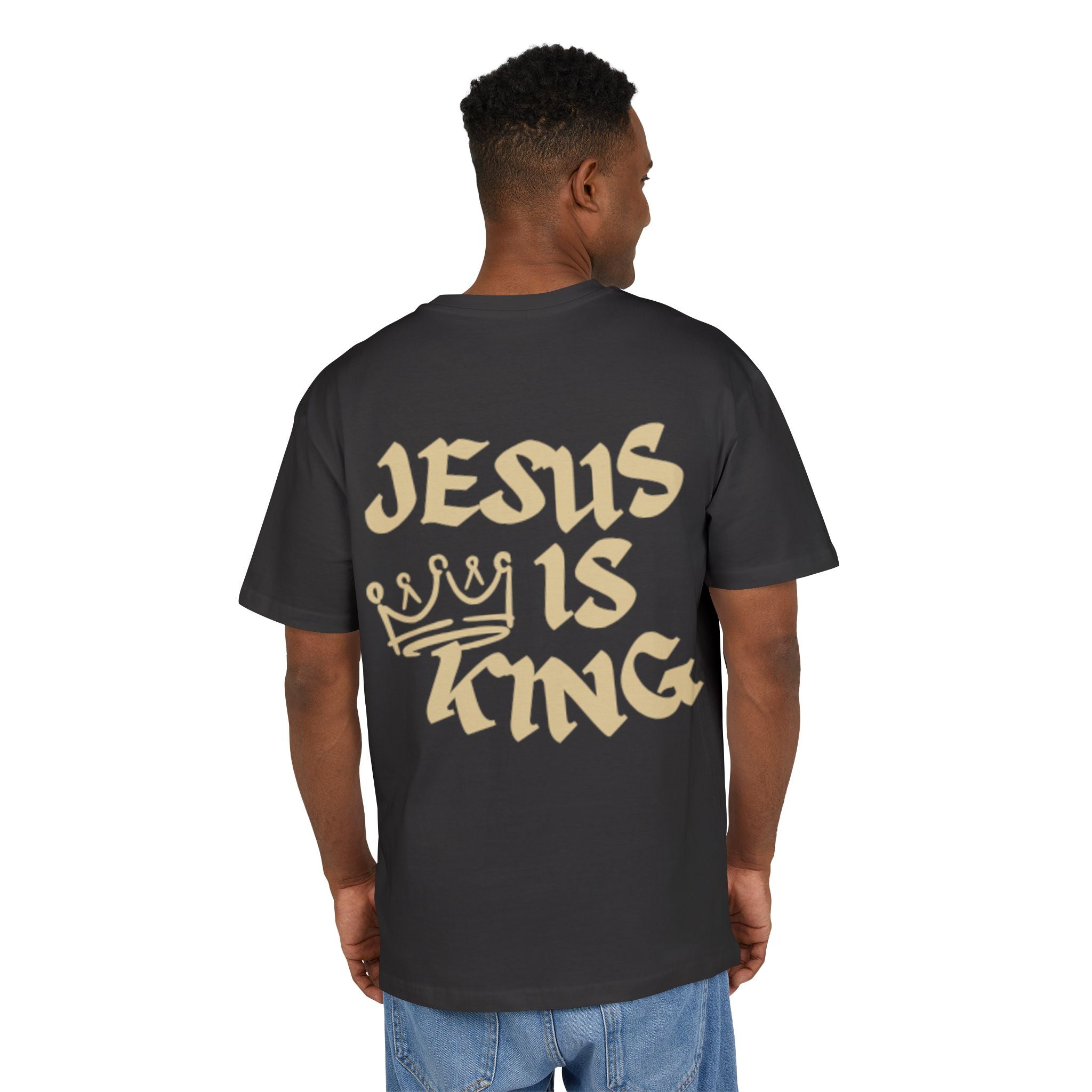 "Jesus is King" Oversized Tee, Unisex