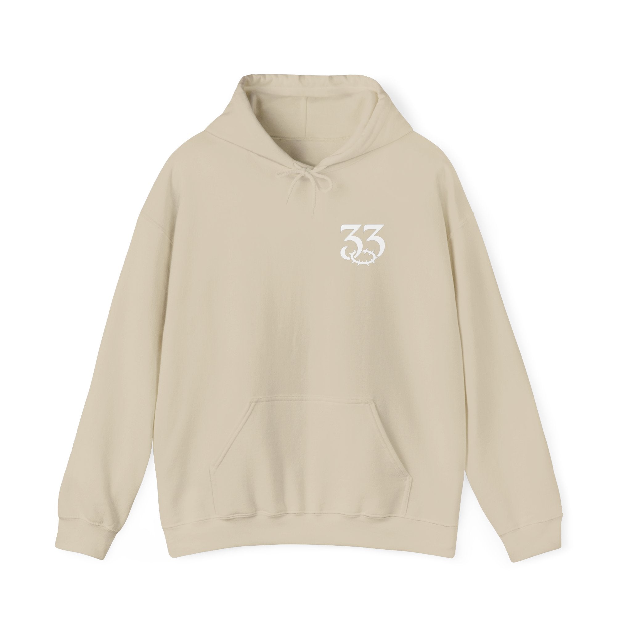 Urban Streetwear Hoodie, 33rd Parallel Logo Design