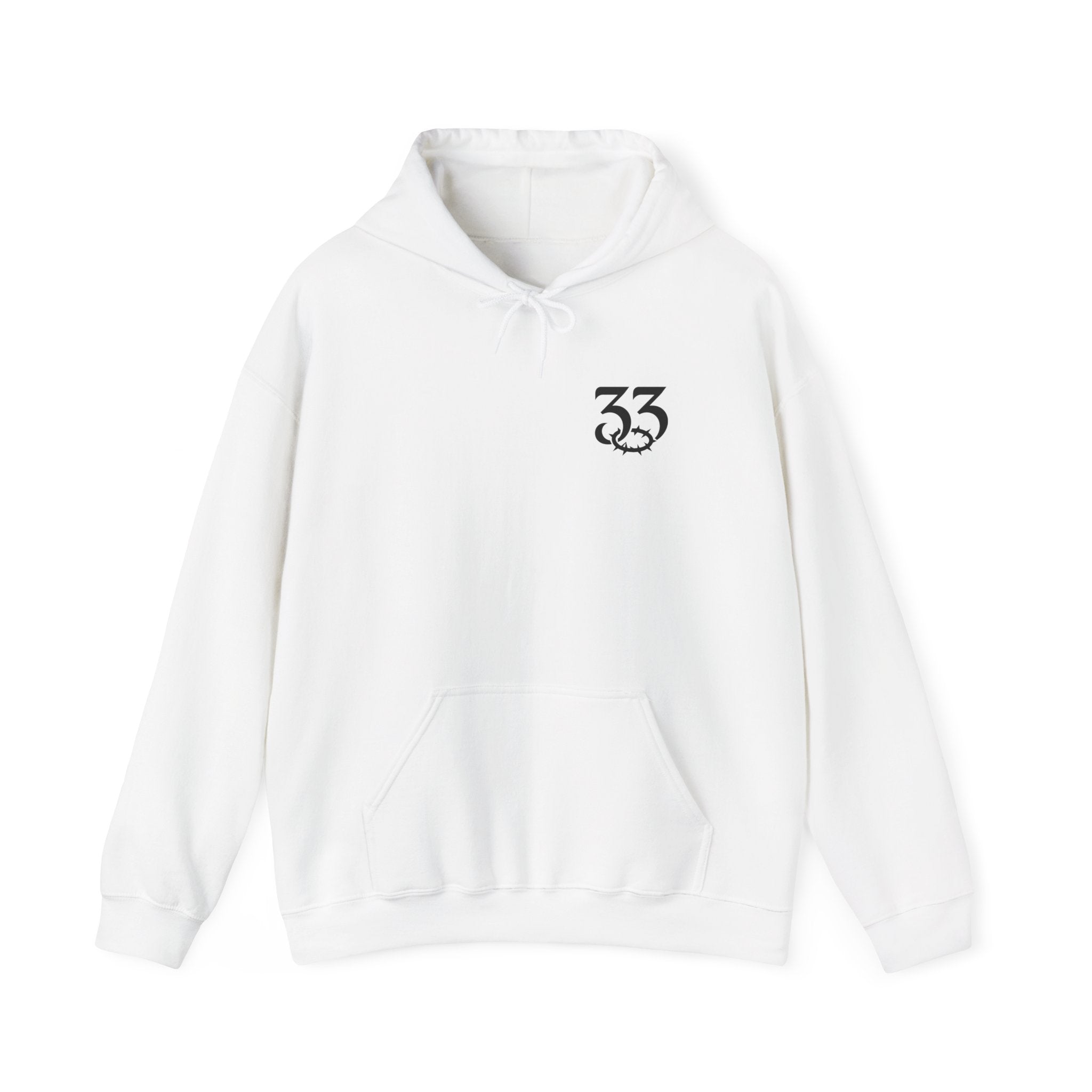 Urban Streetwear Hoodie, 33rd Parallel Logo Design