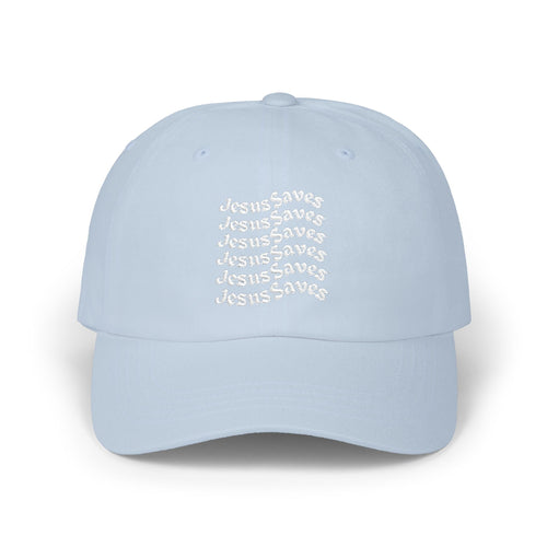 Classic Dad Cap, "Jesus Saves" Embroidery