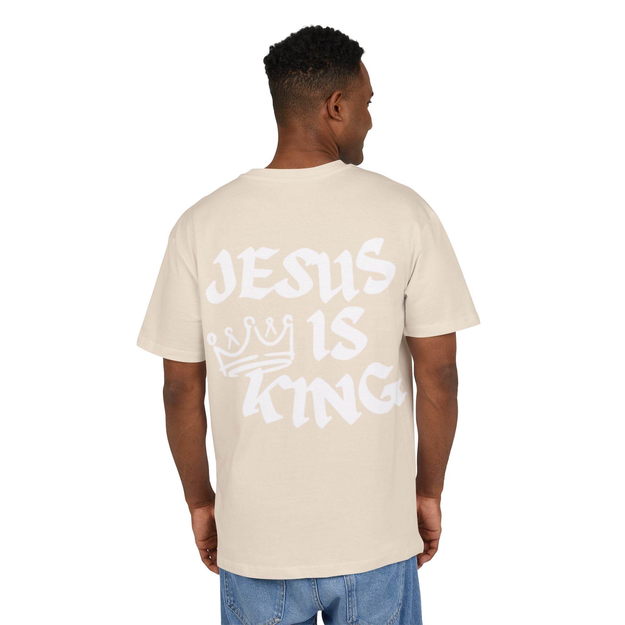 "Jesus is King" Oversized Tee, Unisex