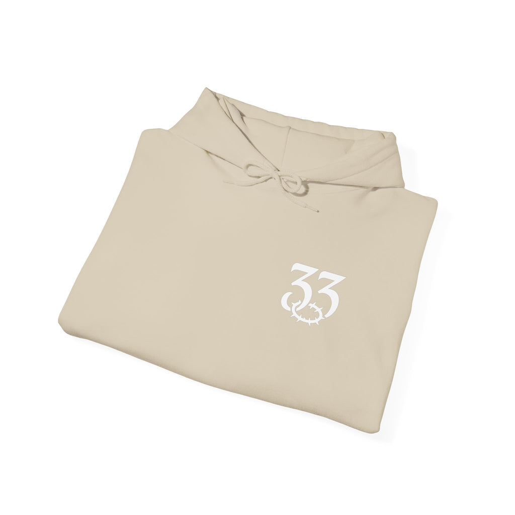 Urban Streetwear Hoodie, 33rd Parallel Logo Design