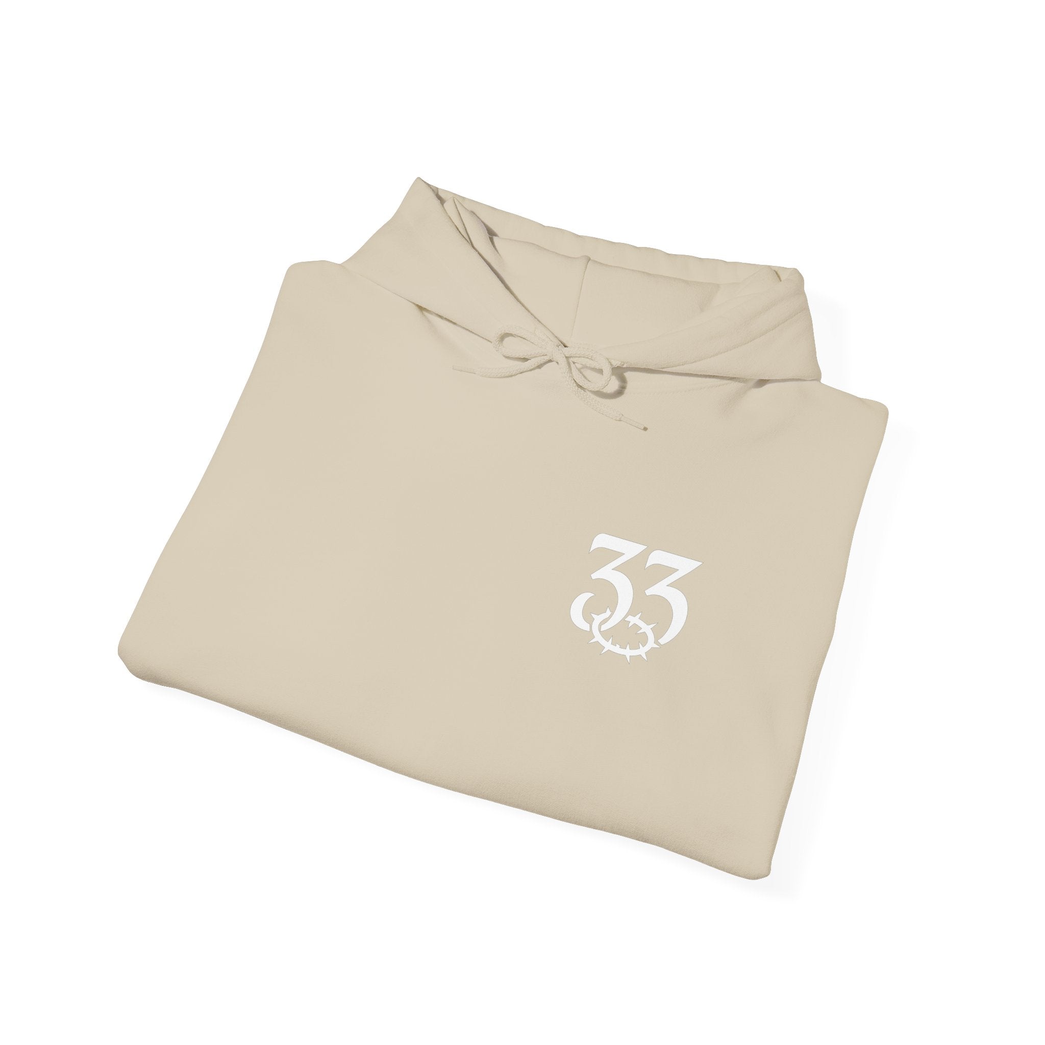 Urban Streetwear Hoodie, 33rd Parallel Logo Design
