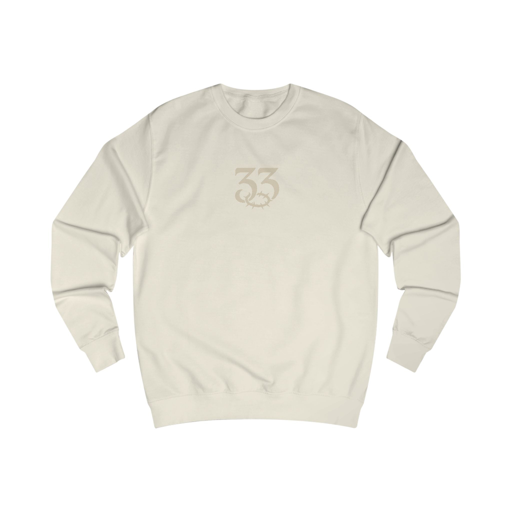 Unisex Sweatshirt, "33", Psalm 23:1-3