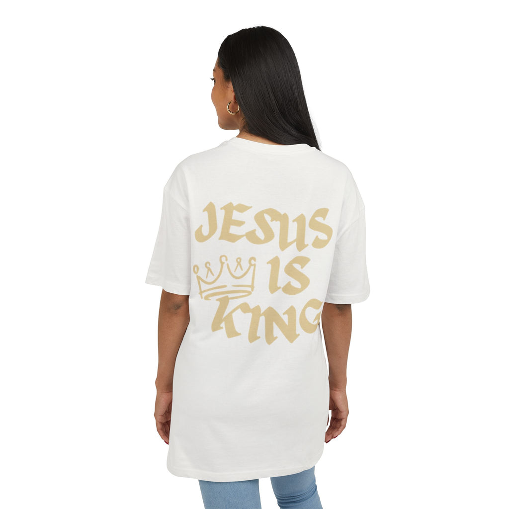 "Jesus is King" Oversized Tee, Unisex