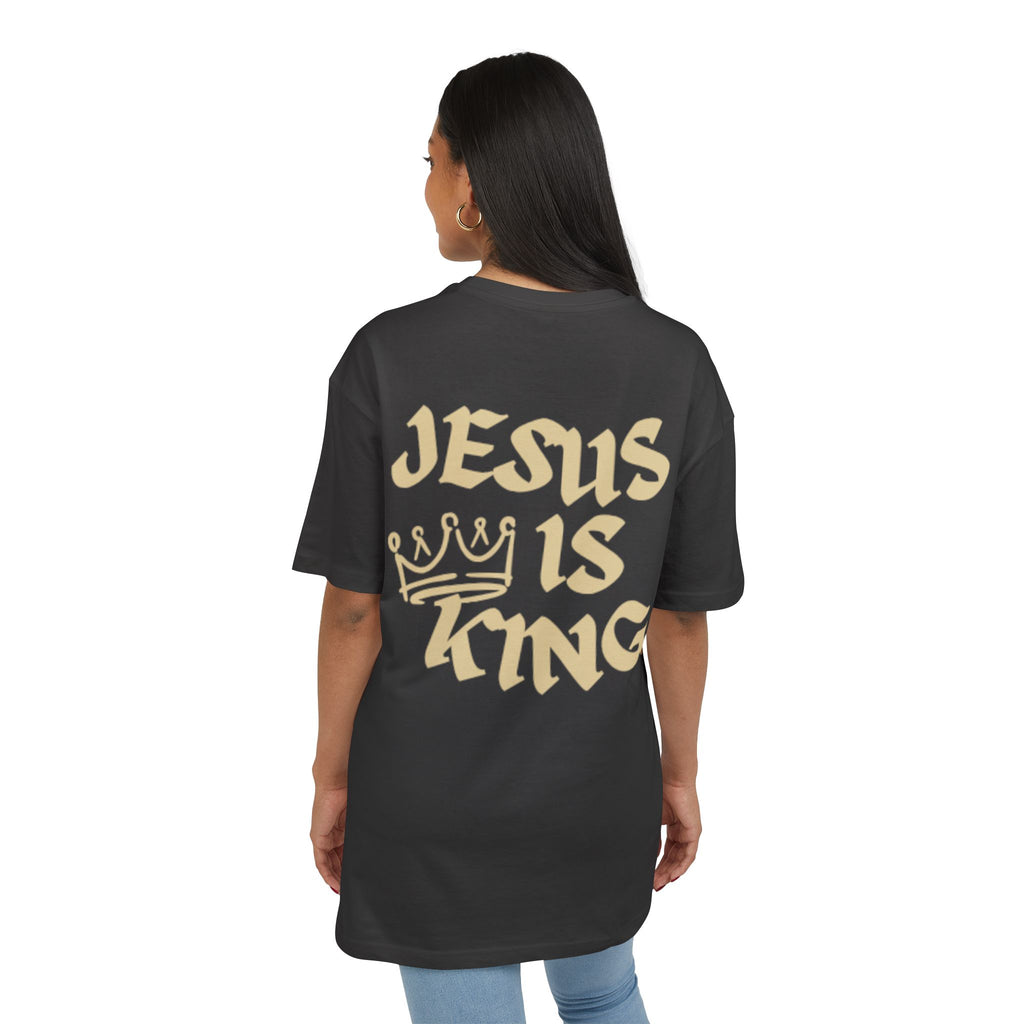 "Jesus is King" Oversized Tee, Unisex