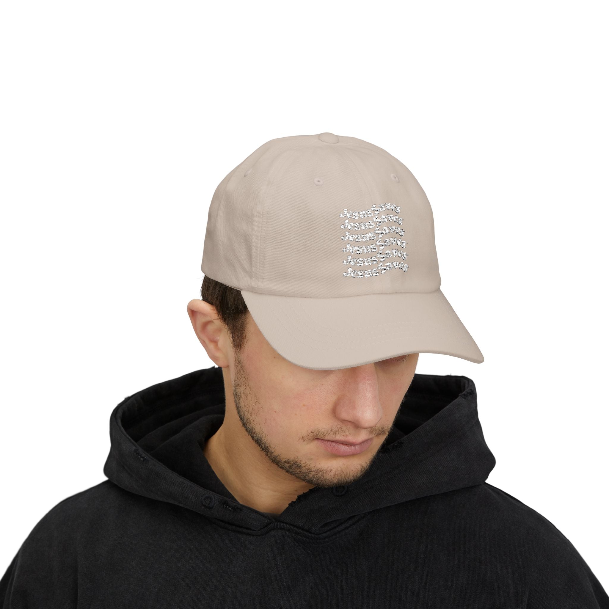 Classic Dad Cap, "Jesus Saves" Embroidery