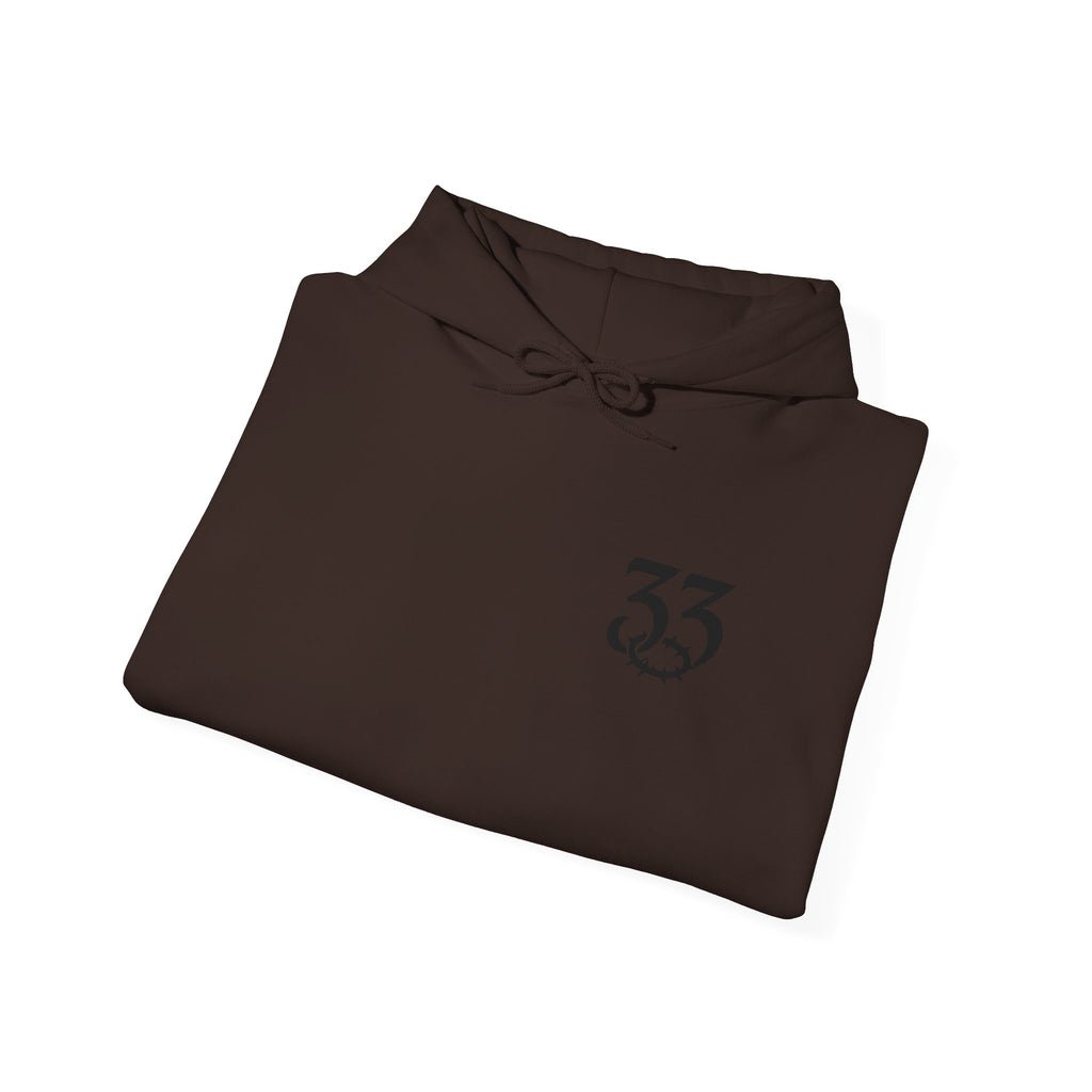 Urban Streetwear Hoodie, 33rd Parallel Logo Design