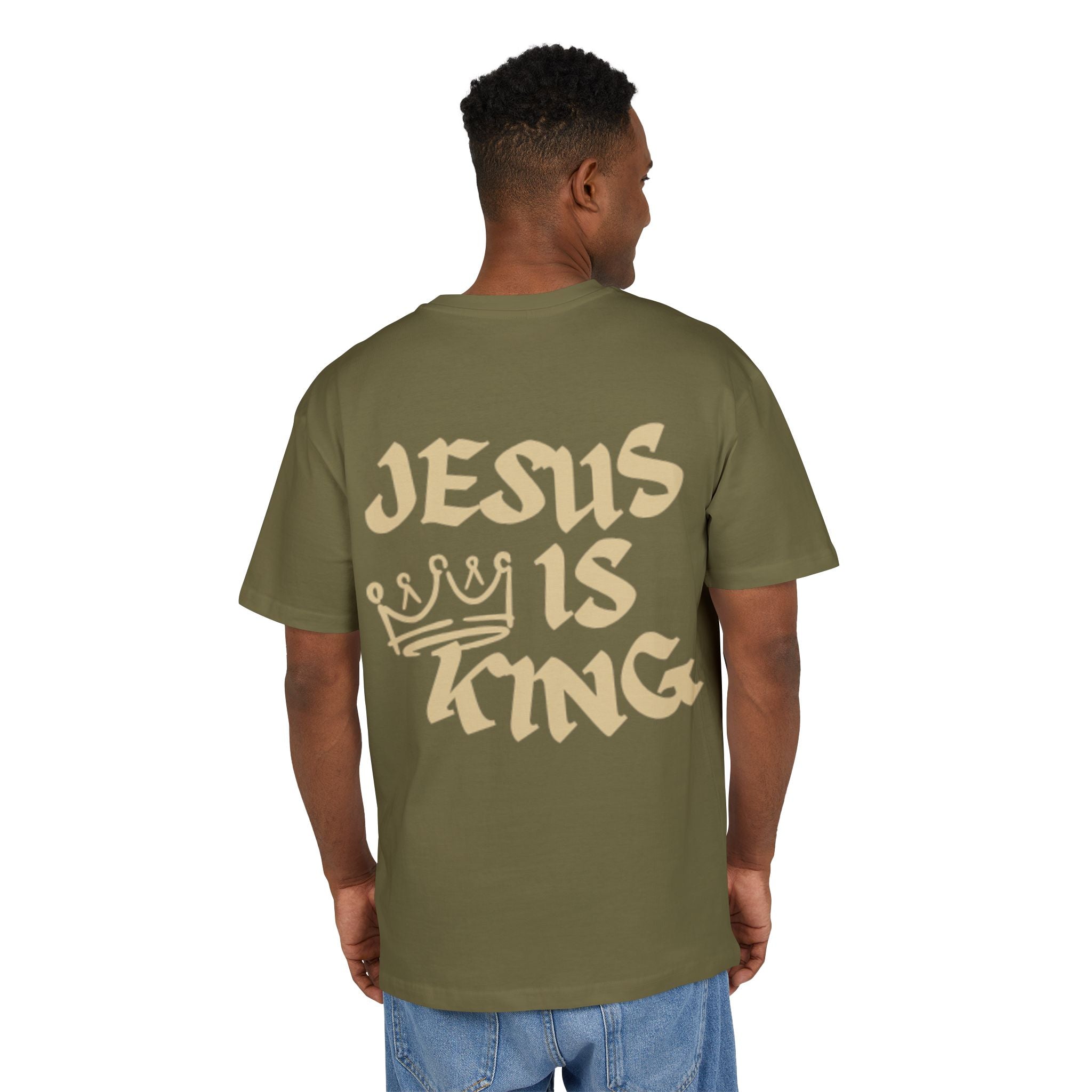 "Jesus is King" Oversized Tee, Unisex