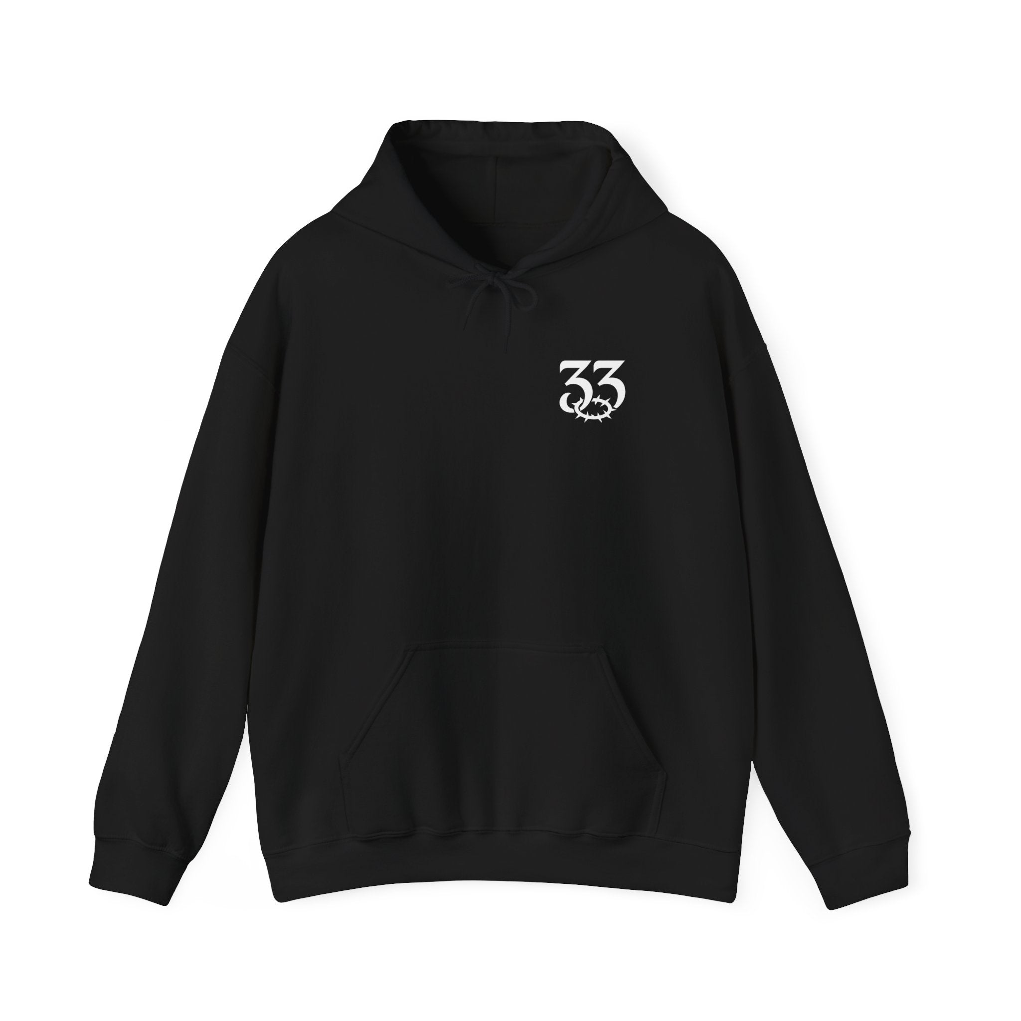 Urban Streetwear Hoodie, 33rd Parallel Logo Design