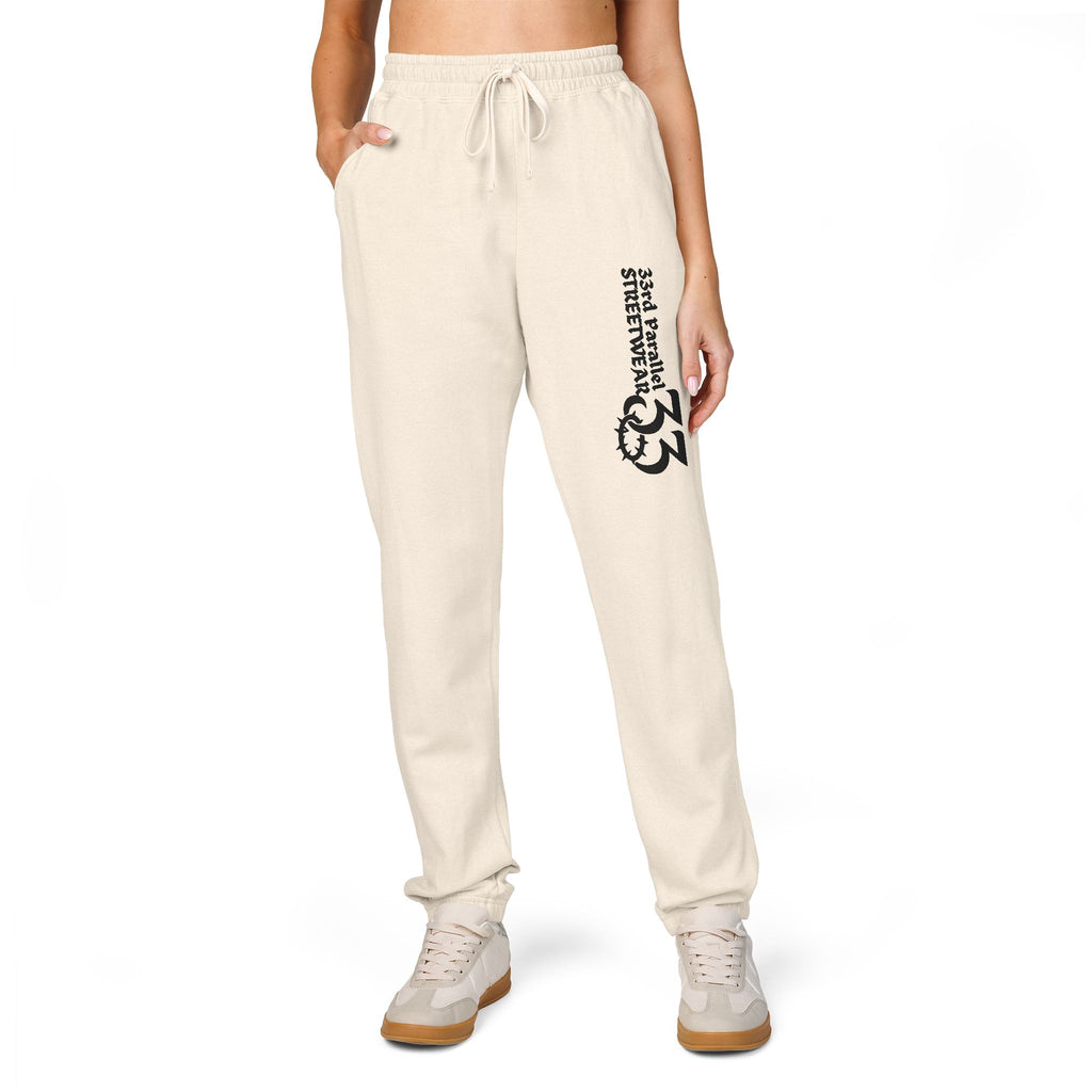 Unisex Fleece Sweatpants, 33rd Parallel Banner