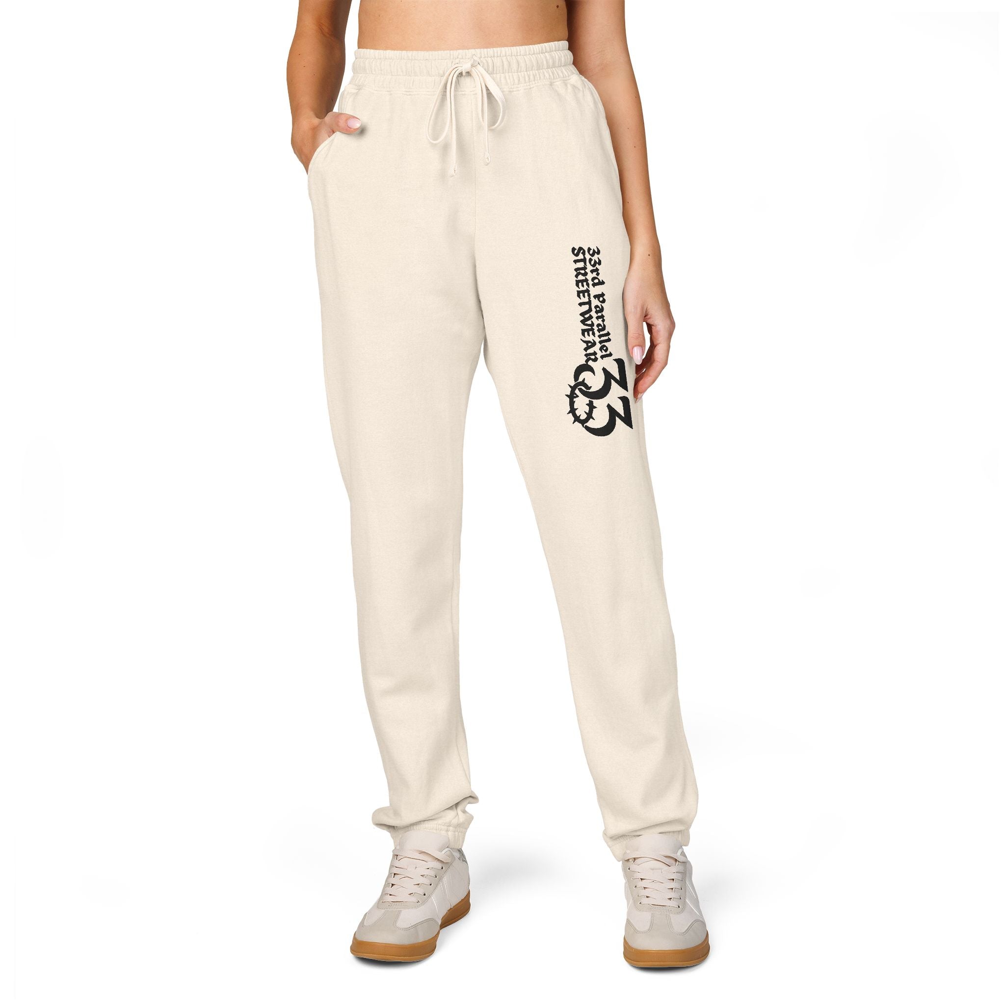 Unisex Fleece Sweatpants, 33rd Parallel Banner