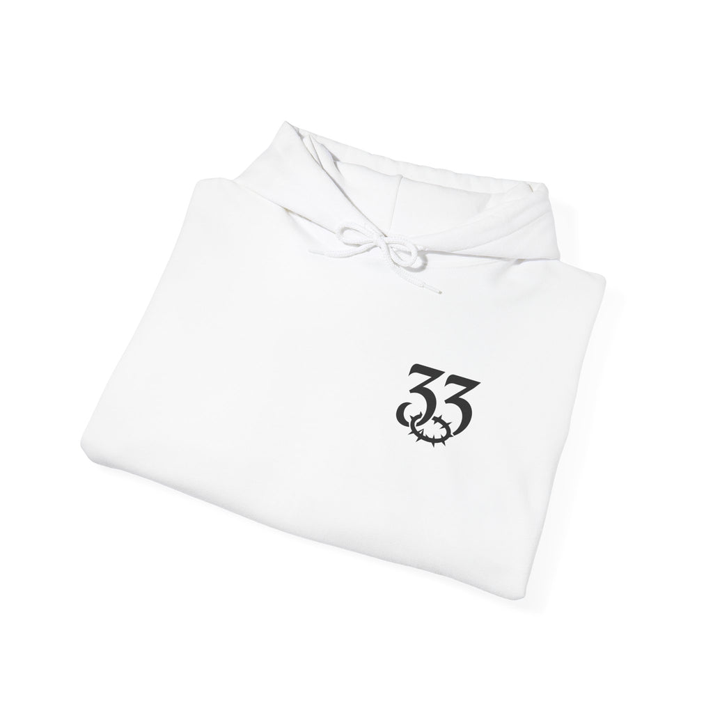 Urban Streetwear Hoodie, 33rd Parallel Logo Design