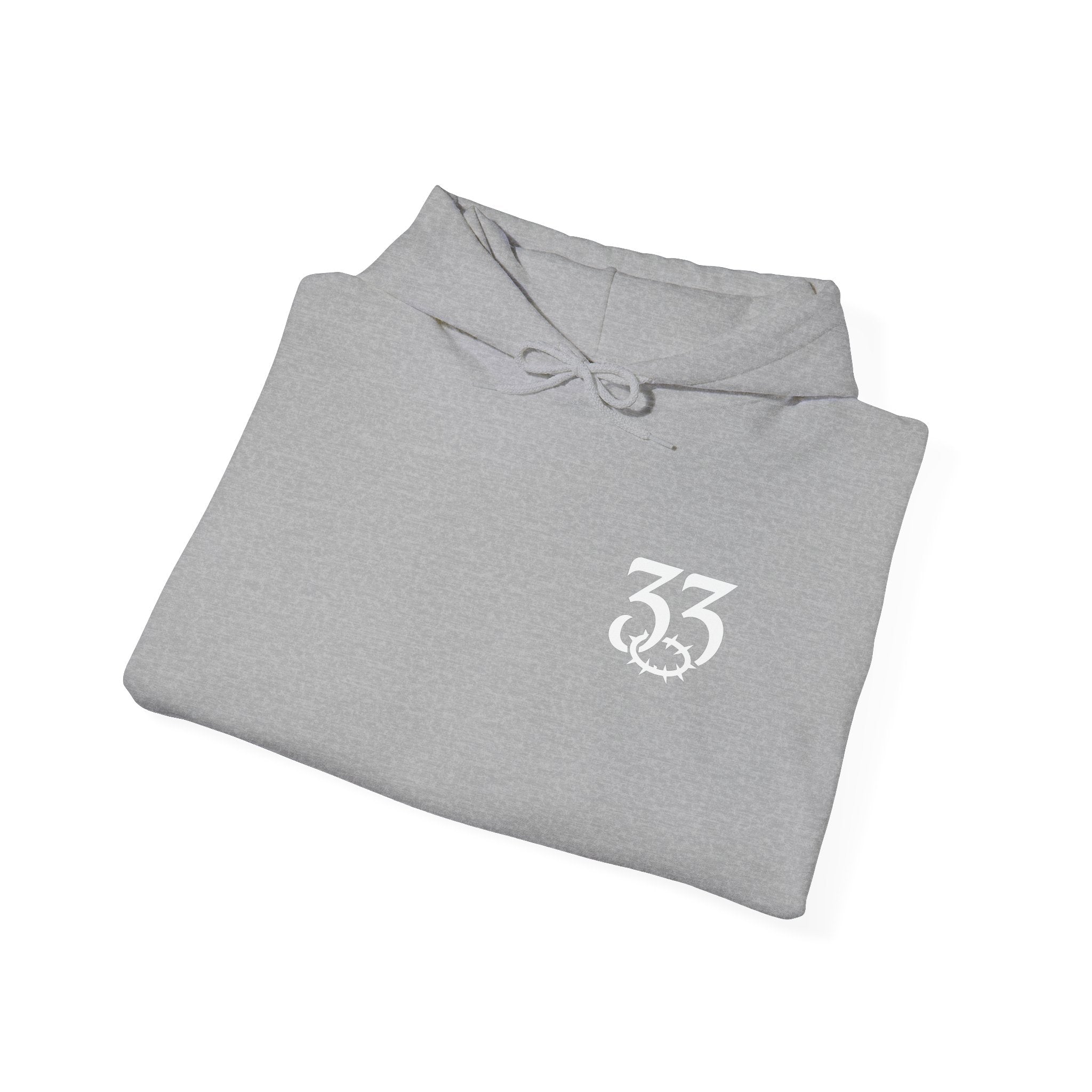 Urban Streetwear Hoodie, 33rd Parallel Logo Design